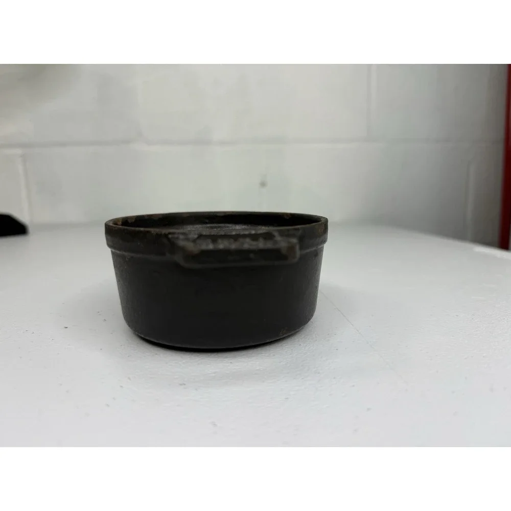 Staub Mini Round Cocotte 0.25 qt Cast Iron Round Black Casserole Pan 10cm